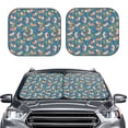 thumbnail image 2 of Fotbe Corgi with Flowers 2-Piece Car Windshield Sun Shade | Sun Blocker for Car Windshield | Foldable Automotive Interior Accessories for Sun Protection-Medium, 2 of 7