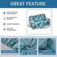 thumbnail image 3 of Recliner Slipcovers -Pieces Lazyboy Recliner Covers Recliner Couch Covers Recliner Chair Cover Non Slip Reclining Slipcovers with Storage Pockets Furniture Protector for Living Room, 3 of 7