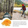 thumbnail image 4 of Soidarity Hamaca red de malla de nailon columpio para dormir al aire libre portátil personal Camping senderismo hamaca, azul carpas amarillo Soidarity OD001764-03B, 4 of 6