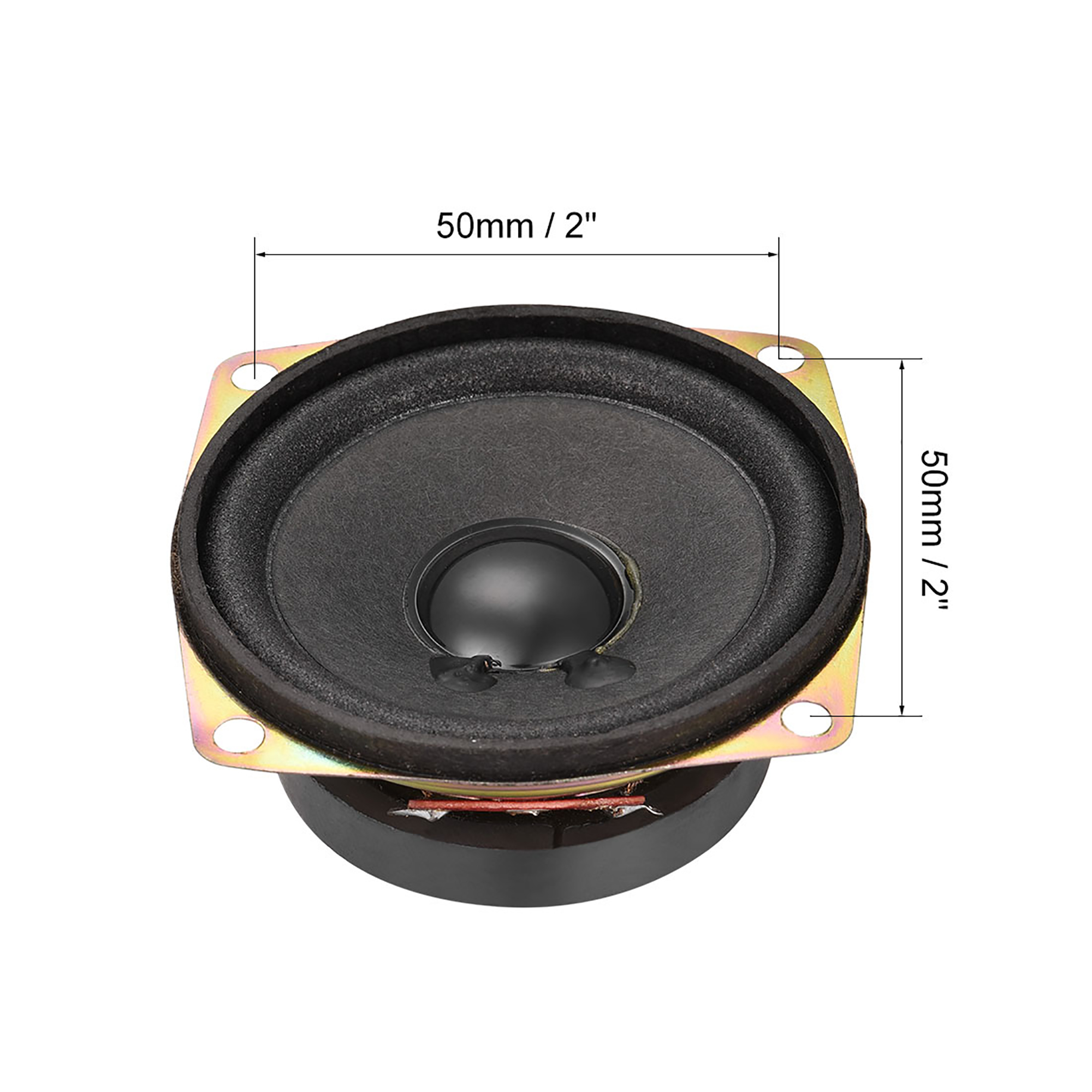Fielect 3Pcs DIY Magnetic Speaker 3W 8 Ohm 50mm Diameter Round Shape Replacement Loudspeaker Fielect 3Pcs DIY Magnetic Speaker 3W 8 Ohm 50mm Diameter Round Shape Replacement Loudspeaker