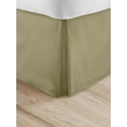 thumbnail image 3 of Comfort Canopy - Sage Pleated Bed Skirt Box Spring Frame Cover for California King Bedding, 3 of 8