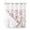 Red, variant on No Hook Shower Curtains with Snap-in Liner Set, Pink Red Snowflake Christmas Waterproof Hotel Style Bathroom Shower Curtain, Xmas Snowflake Breathable Mesh Top Window Bath Curtains 72''x72''