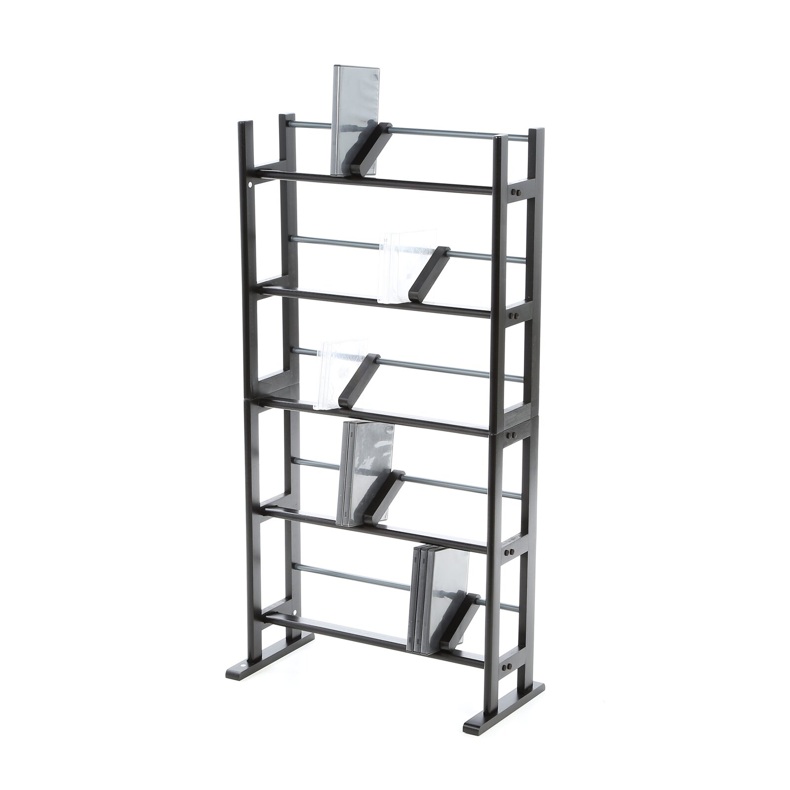 Multimedia Storage Rack I, Contemporary design, DVD/Gaming Capacity 150