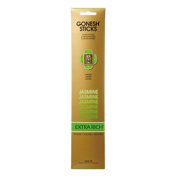 GENIECO Extra Rich Jasmine Incense Sticks-20 Ct