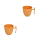 thumbnail image 2 of Bearachild Taza de café Taza de plástico redonda irrompible Tazas Tazas de agua Decoración de la boda Té Leche Inicio Bar de comedor Amarillo Amarillo 2Conjunto, 2 of 6
