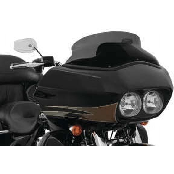 Black Windshield (Spoiler Replacement For Oem Fairings Shield Fltr Road Glide 2004-2013 6")