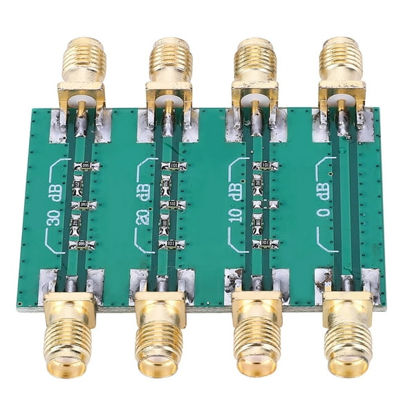 Placa de módulo de atenuador fijo de radiofrecuencia de cabezal hembra doble SMA de CC a 4,0 GHz