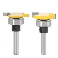 thumbnail image 4 of Lefu T Type Bit With Bottom Bearing Router Bit Woodworking Milling Cutter For Wood Grooving Bit Carbide Cutters Face Mill End Mill, 4 of 8