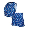 thumbnail image 3 of Women's-Concepts Sport  Royal New York Mets Knit Tank Top & Skort Set, 3 of 5