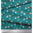 thumbnail image 3 of Soimoi Polyester Crepe Fabric Book,Magnifier & Telescope Education Theme Print Sewing Fabric Yard 52 Inch Wide, 3 of 3