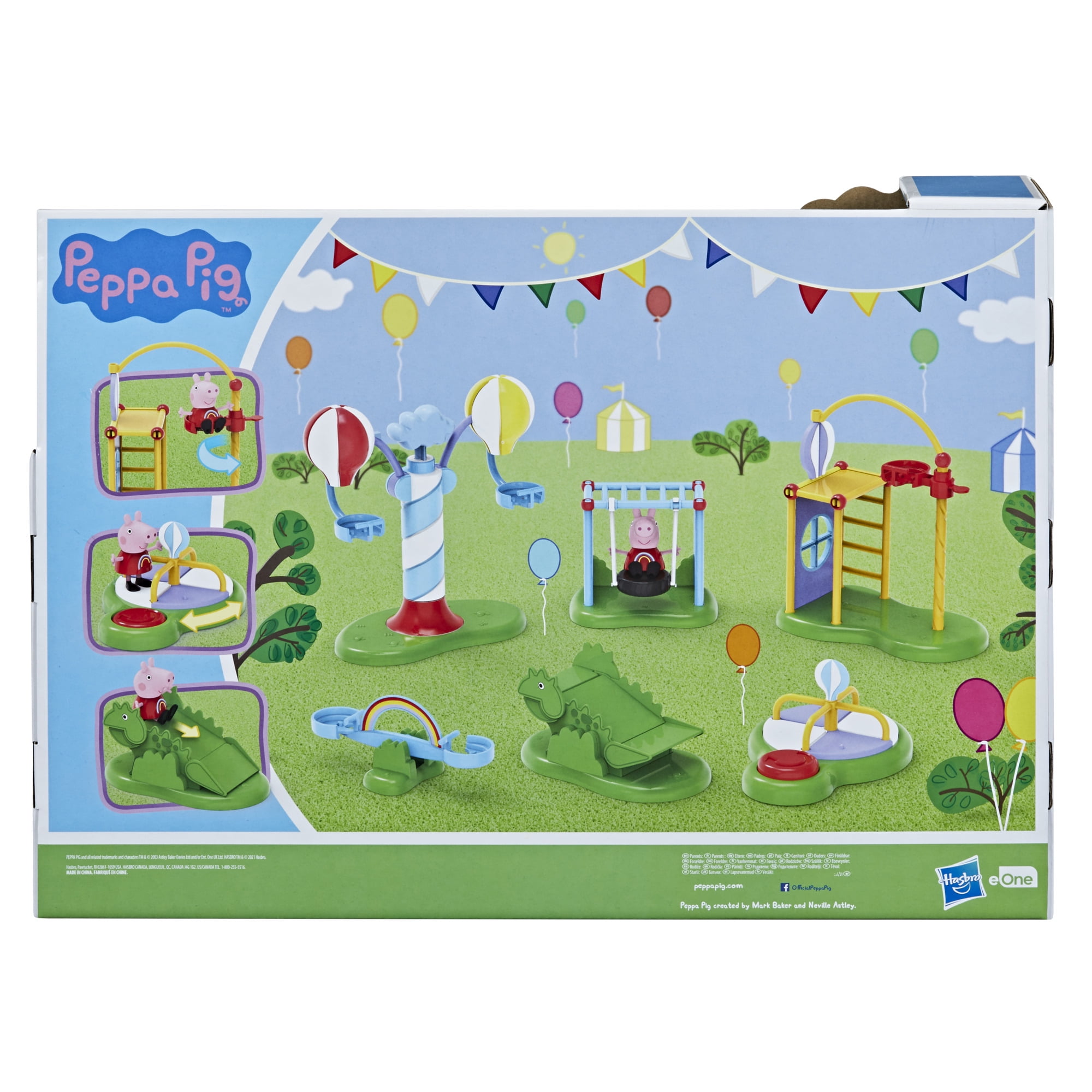 levering band Vlekkeloos Peppa Pig Peppa's Adventures Peppa's Balloon Park Preschool Toy, 6  Accessories - Walmart.com
