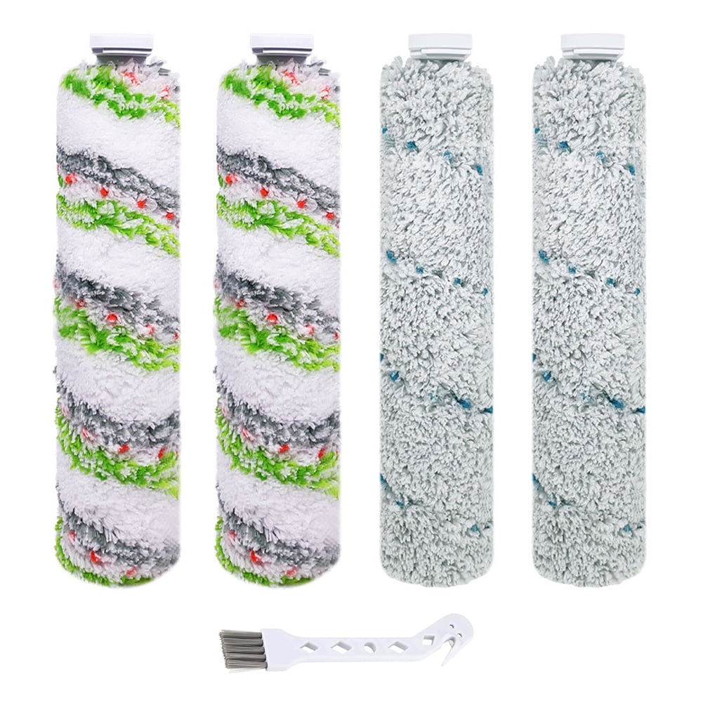 2 Pack MultiSurface Brush Rolls and 2 Pack MultiSurface Pet Brush Rolls For Bissell CrossWave