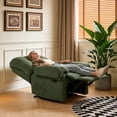 thumbnail image 7 of Villeston Recliner Chair for Living Room Manual Reclining Chair Single Sofa for Bedroom,Green, 7 of 7