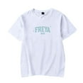 thumbnail image 1 of Freya Skye Camiseta Mujer Hombre Casual Cuello Redondo Manga Corta Moda Tee, 1 of 5