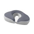 thumbnail image 4 of Almohada de masaje boca abajo para el hogar, almohada de masaje de salón de espuma viscoelástica transpirable Gris, 4 of 8