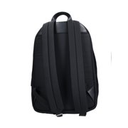Jil Sander Men's Black Urban Double Zip Fabric Backpack Black