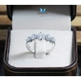 thumbnail image 2 of 0.60 Cts Cubic Zirconia / Sterling Silver 925 Ring / Rhodium plated Nickel-Free / MadDuckJewels RG1907 / Thailand Jewelry, 2 of 5