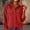 Red, variant on MOONDU Women's Corduroy Shacket Hooded Button Down Corduroy Jacket Long Sleeve with Pockets Loose Fit Casual Fall Winter Daily Wear