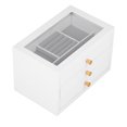 thumbnail image 3 of 3 Layers Wood Jewelry Jewelry Box, Jewelry Display Box Box, Jewelry Organizer Display Case with 3 Drawers for  Bracelet Necklace Storage, Closet  Vanity Decoration, 3 of 7