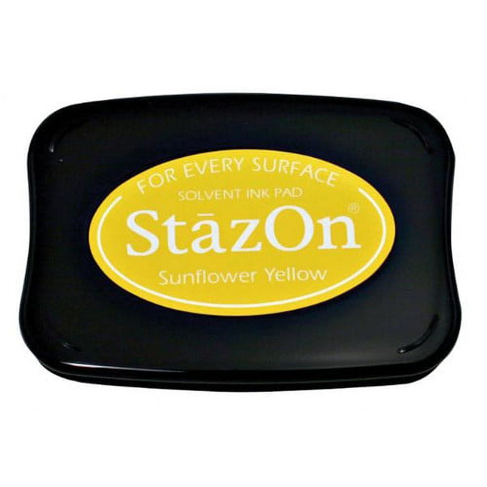Imagine Crafts StazOn Solvent Ink Pad – Midnight Blue, Stempelkissen Für Nicht-poröse Oberflächen Wie Glas, Metall, Leder