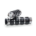 thumbnail image 2 of Krator Motorcycle Hand Grips 1 Inch Handlebar Bars Pair Compatible with Harley Davidson Softail FXSTI Custom, 2 of 2