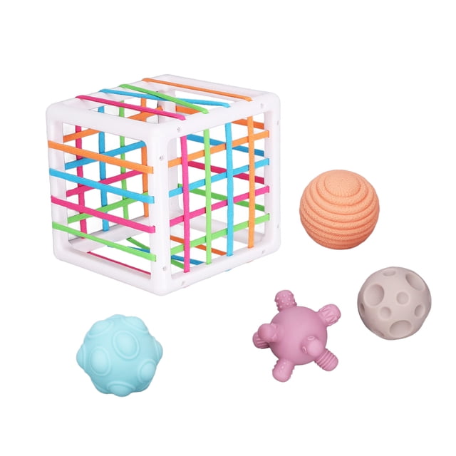 Contenedor de clasificación sensorial para bebés juguete con forma de niño juguete con forma de contenedor de clasificación bola de juguete educativa regalo de cumpleaños ANGGREK Otros