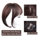 thumbnail image 2 of 2 piezas de pelucas europeas y americanas, flequillo corto de estilo francés en 3D para mujer, cabello falso superior, flequillo falso hinchado natural, 2 of 5