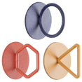 thumbnail image 5 of 5-pack Door And Window Auxiliary Handle Cabinet Door Drawer Glass Paste Handle Simple Punch-free Push-pull Door Handle (hexagonal Edge), 5 of 5