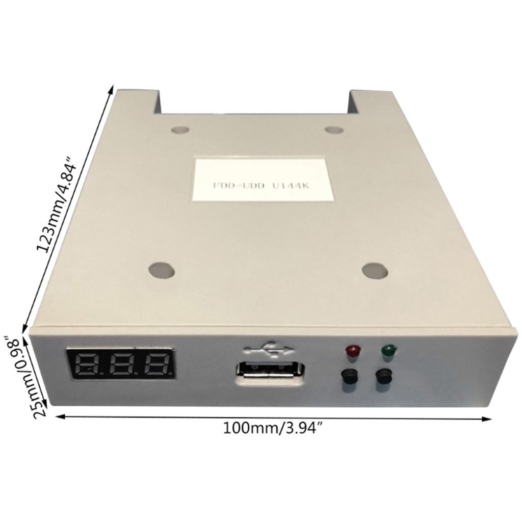 USB Floppy Disk Reader Drive 3.5in External 1.44 MB FDD Diskette Drive for Windows 7/8/2000 Plug N for Play No for Extra
