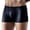 Black, variant on Product Category Men's Underwear — Breathable Ice Silk Summer Briefs for Comfort and Freedom of Movement