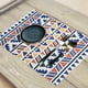 thumbnail image 5 of Un juego de cuatro piezas, diseño artístico con estampado bohemio, mantel individual de tela lavable para mesa, 5 of 5