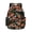 Dinosaur Skeleton Splash Print, variant on SCRAWLGOD Cat Paw Print Brown School Backpack for Boys Girls Backpack for Kids Teens Elementary Middle School 17” Large Knapsack with Padded Strap