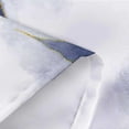 thumbnail image 7 of Navy Blue and Gold Marble Shower Curtain, Modern Abstract Dark Blue Purple White Fabric Shower Curtains Set for Bathroom Decorative Cute Ombre Restroom Decor Accessories with Hooks 72X75 Inch, 7 of 7