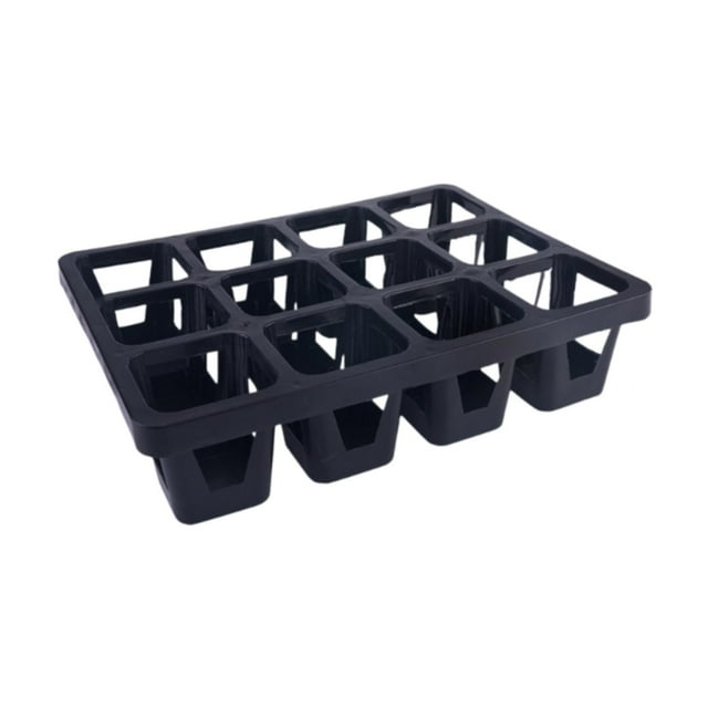 koolsoo Nursery Pots Tray Convenient Lightweight Transporting Plant Pot Carry Holder 12 Cell