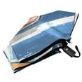 thumbnail image 6 of FORMRS Travel Umbrella Folding Auto Open Close Windproof Rain UV Protection, Red Sailboats, 6 of 8