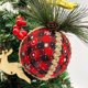 thumbnail image 4 of Adornos De Bolas A Cuadros De Navidad Adornos De Bolas De Tela A Cuadros Negros Y Rojos Adornos De Bolas Colgantes A Cuadros De Árbol De Navidad 3 Uds Methold HA038052-00, 4 of 6