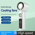 thumbnail image 4 of Portable Handheld Fan with Ice Speed Wind and Digital Display Rechargeable Personal Fan for Outdoor Travel Indoor Use, 4 of 4