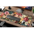 thumbnail image 3 of Mount Fuji Large Mouse Pad, Cherry Blossom Landscape Mousepad, Mountain Desk Mat for Office & Home, Floral Keyboard Mat with Seamed Edges, Waterproof Non-Slip, 31.5 X 11.8 Inch, 3mm Thick, 3 of 5