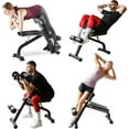 thumbnail image 1 of LifePro SculptTrainer Roman Chair Hyperextension Bench Adjustable Back Extension, Ab Bench & Foldable Sit-Up Bench for Home Gym Strength Training - Gray, 1 of 6