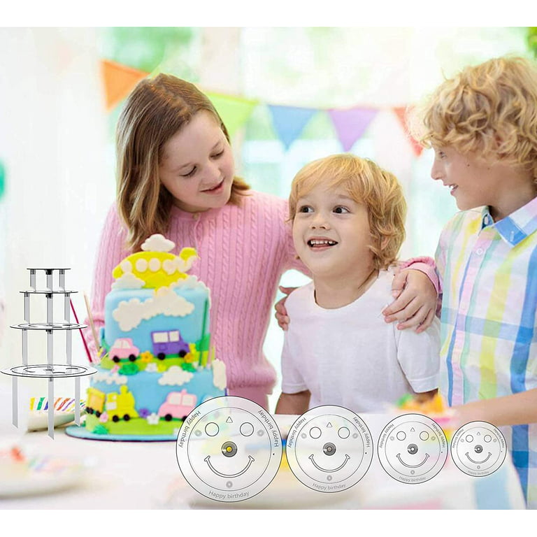 Cake Support Rods w/ Cake Separator Plates Cake Stacking Dowels