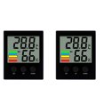 thumbnail image 4 of unbranded Termómetro Higrómetro Para Interior Con Pantalla LCD Amplia Y Material Duradero Negro, 4 of 8