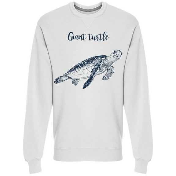 Giant Turtle Sweatshirt Men -Image by Shutterstock, Male Medium
