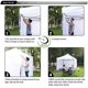 thumbnail image 4 of Pared lateral ABCCANOPY para toldo de 10 x 10 cm, negro (solo 4 paredes), 4 of 7