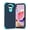Blue+Teal, variant on GSA Tough Shockproof Hybrid Case for LG Aristo 5 - Black