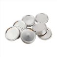 thumbnail image 1 of 50 Pcs Wide Mouth 86MM Jar Lids,Reusable Silverwith Seals Rings, 1 of 5