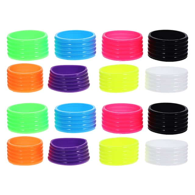 unbranded 16Ud Bandas Compactas De Silicona Para Agarre De Resistentes Para Uso En Tenis Y Bádminton