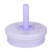 Mainstays 20 oz Double Wall Stainless Steel Tumbler with Straw Lid, Purple