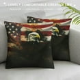 BCIIG Eagle American Flag War Graphic Decorative Cushion Throw Pillow