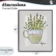 thumbnail image 4 of Stupell Industries Farmhouse Thyme Herb Mug Black Framed Giclee Art, 11 x 14, by Livi Finn, 4 of 8