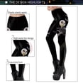 thumbnail image 3 of Leggings estampados para mujer, Leggings de Halloween, disfraz de Halloween, pantalones elásticos divertidos para correr, mallas, pantalones de entrenamiento, 3 of 7